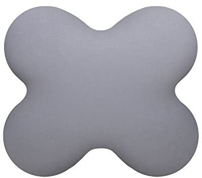 Kissenbezug Hellgrau Einzelpack Seitenschläfer-Kissen ACAMAR, Mako-Baumwolle (Double Jersey), Bügelfrei & trocknergeeignet, Kissenhülle mit Reißverschluss, Oeko-Tex Zertifiziert