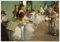 Panorama Poster Edgar Degas Die Tanzklasse 35x50 cm - Gedruckt auf 250g-Papier - Wandbild Wohnzimmer - Papierplakat Schlafzimmer
