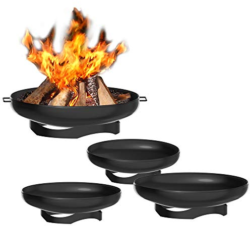 Feuerschale Ø 500-1600 mm Stahl Feuerkorb Feuerstelle Gartenfeuer Terrasse Grill (Ø 1250 x 3 mm)