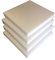 L22G 4 Coussins de Chaise d'assise Confortable Galette Plaque de Mousse Tailles: 40cm/40cm x 3 cm Blanc Ameublement Tapissier Mousse Made in France