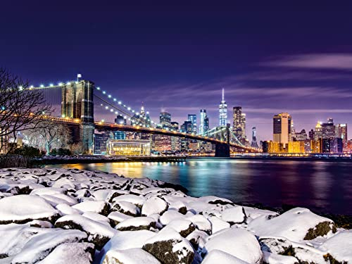 Ravensburger Puzzle 17108 - Winter in New York - 1500 Teile Puzzle für Kinder und Erwachsene ab 14 Jahren