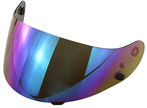 Motorradhelm Visierlinse , Motorradhelm-Visier-Objektiv, Motorrad-Helm-Objektiv-Visier, kompatibel mit H-JC CL-16 CL-17 CS-15 CS-R1 CS-R2 CS-15 FG-15 TR-1 Goggles Full Face Helmobjektivwerkzeuge (Farb