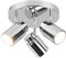 meineWunschleuchte Badezimmerlampe Deckenstrahler Rondell 3-flammig Silber Chrom Ø 20cm