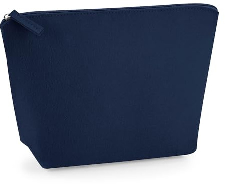 BagBase BG724 Felt Accessory Bag - Essential Travel Items & Makeup Storage - for Men & Women - Medium - Navy