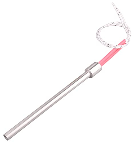 Zuendkerze für Pelletofen Pellets Hot Rod Zündkerze 10 mm Gewinde mit Flansch 170mm 350W