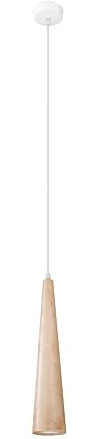 Sollux G9 Pendelleuchte – Pendelleuchte Esstisch – Hängeleuchten & Pendelleuchten – Deckenlampe Hängend – Lampe Esstisch Hängend – Esstisch Pendelleuchte – SULA Naturholz - GU10-Fassung