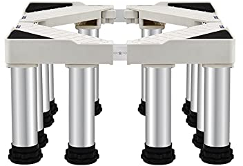 Multifunktionaler, verstellbarer Sockel für Waschmaschine, Kühlschrankständer, Sockellänge 50–75 cm, Trocknerständer, universeller Sockel, Kühlschrankständer, Höhe 29–32 cm, für Herde, Geschirrs
