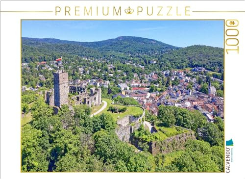 CALVENDO Puzzle Oben auf der Burg Königstein genießt man die klare Taunusluft | 1000 Teile Lege-Größe 64 x 48 cm Foto-Puzzle für glückliche Stunden
