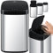 KESSER® Sensor Mülleimer Küche 40 L | Automatik mit Bewegungssensor Abfalleimer & Soft-Close-Deckel | Müllbehälter mit Touch-Bedienfeld & Sensor | LCD-Display | Edelstahl | inkl. Müllsackhalter Silber