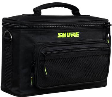 Shure by Gator Gepolsterte Mikrofontasche für bis zu 4 Mikrofone, schwarz (SH-MICBAG04)