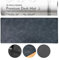 Wolvende Premium Distressed Faux Vegan Leather Desk Mat | Multifunctional Desk Pad for Home Office | (Black/Grey, 40cm x 90cm)