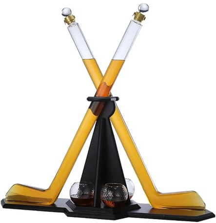 Rotary Wine Decanter Glass Wake Up Glass Golf Club Wine Bottle Creative Shape Whisky Bottle Decoration