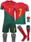 Heartsking Fußball Trikot Sets für Kinder Nr. 7/Nr. 10 Fußballtrikots Hause/Auswärts Fußballtrikots Fussball T-Shirt Shorts Socken Schienbeinschoner und Schlüsselanhänger Geschenke für Jungen Mädchen