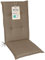 Herlag Gartenstuhlauflage Emma Hochlehner 120x50cm | Wasserabweisende Sitzauflage für Gartenstühle | UV- & Fleckschutz | Bequemes Stuhlpolster 6cm | Pflegeleichte Easy-Line | Öko Tex 100 | Taupe