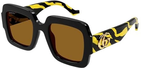 GUCCI Sonnenbrille GG1547S 50/24/145 Damen, Schwarz, 50/24/145, sc schwarz, 50/24/145