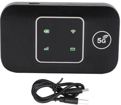 Dispositivo Hotspot Mobile, Router da Viaggio Portatile Dispositivo Tascabile 10 Dispositivi Connessi Hot Spot Internet Portatili Velocità 150MBPS per Rete Cordless Mondiale Hotel