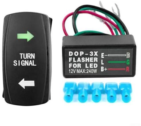 Straßenzulassung Blinker-Kit für ATV, UTV, Motorrad, mit hellen LED-Blinkern
