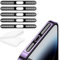 5er-Pack Staubdichter Mesh-Aufkleber, Universeller Schutz gegen Staub & Partikel,Smartphone Lautsprecher-Mesh für iPhone 16 Pro/16 Pro Max, Atmungsaktives Design (Schwarz)
