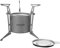 Dawn Deer Système de réchaud de randonnée en titane avec tasse/réchaud à alcool portable/fourchette pliable 750 ml