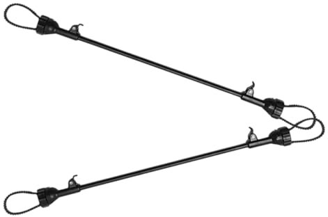 Toyvian 2pièces Connecteur De Poussette Double Adaptateur Pliable Et Réglable pour Marche avec Bébés Jumeaux Facile à Attacher Détacher