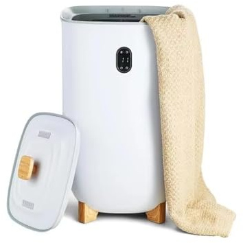 Pandahat Towel Warmer Bucket, Luxury Electric-Towel Warmer for Spa and-Bathroom, Auto Shut-Off, Fits Bath-Towels, Blankets-Bathrobes