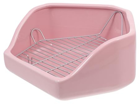 CLISPEED Litière pour Céramique Renversement pour Petits Animaux Maison de Toilette Pratique pour Cochons et Hamsters