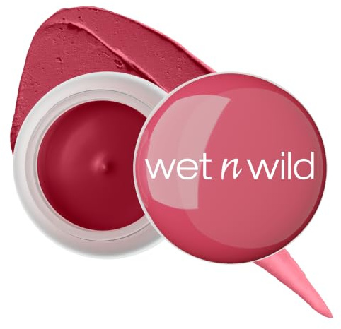 Wet n Wild, Mother Fluffer Cloud Cream Blush, Blurred Matte Finish, leichte Cream-to-Powder-Textur, für einen natürlichen Frischekick, aufbaubar & einfach zu verblenden, Berry Chill