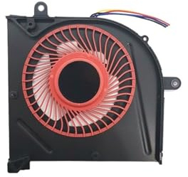 Laptop GPU CPU Cooling Fan ，compatible For MSI， GS63VR GS63 GS73 GS73VR MS-17B1 Stealth Pro CPU BS5005HS-U2F1 GPU BS5005HS-U2L1 Cooler(CPU FAN(RED))