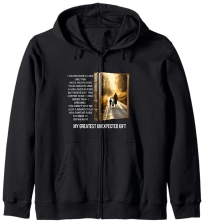 Mein größtes unerwartetes Geschenk, das Großmutter, Enkelkinder lieben Kapuzenjacke