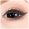 Farbige Kontaktlinsen zu Fasching Karneval Halloween 1 Paar Crazy Fun Sclera schwarze 'Black Sclera' 22 mm mit Behälter in Topqualität von 'Glamlens' ohne Stärke
