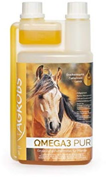 Agrobs Omega3 Pur - hochwertige Fettsäuren für Pferde - 1 Liter