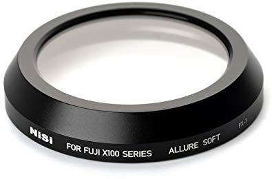 NiSi 49mm Allure Soft Filter für Fuji FUJIFILM X70 / X100 / X100S / X100F / X100T / X100V- Schwarz