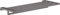 hansgrohe AddStoris - Handtuchablage mit Handtuchhalter, Badetuchhalter für Wandmontage, verdeckte Befestigung, Badezimmer Zubehör, Brushed Black Chrome, 41751340
