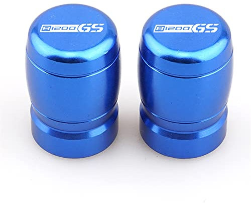 TEAUSA R1200GS Motorrad Reifenventil Luftanschluss Vorbau Abdeckkappen CNC Zubehör passend for BMW R 1200 GS LC R1200GS R 1200GS ADV Adventure (Size : Blue)