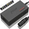 Retoo Universal Netzteil AC 15V, Universal ladegerät für Alles Laptops auf DC 12V - 20V mit 8 Steckeradaptern Konverter, Transformator AC-DC Adapter 12V bis 24V, Leistungstreiber 1,7-6,5mm