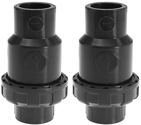 Create idea Lot de 2 clapets anti-retour intérieurs de 32 mm pour tuyau anti-retour en PVC gris