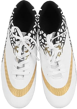Airshi Chaussure de Football, Chaussures à Crampons de Football Antidérapantes, Semelle Extérieure Antidérapante pour Gazon Bas pour l'entraînement (44)