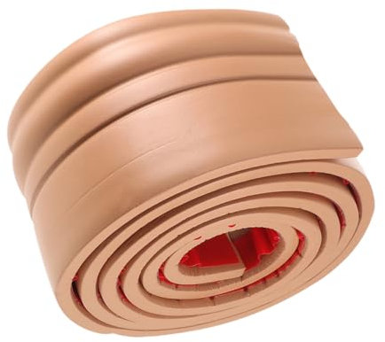 OSALADI Eckleisten Selbstklebend Weiss Wandleisten Selbstklebend Selbstklebende Abdeckleiste Zierleisten für Wand und Schrank Flexible Dichtungsstreifen für Fliesenkanten