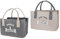 Generisch Stilvolle Filz Tasche von Gilde Hundefan - Zeigen Sie Ihre Liebe zu Hunden mit Eleganz Shopper Einkaufstasche Offizieller Hundefan oder Ohne Hund ist alles doof (Beige & Dunkelgrau)