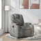 Willood Massagesessel Dunkelgrau Stoff,Wohnzimmer relaxsessel,Massage Sessel,Relax Chair,Elektrischer Massagestuhl
