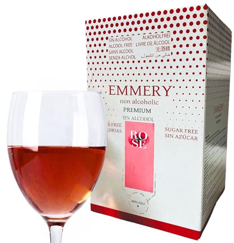 Vin sans alcool 0.0 Premium Rosé | Bag in Box 10 litres | Équivalent à plus de 13 bouteilles de 750 ml. |Halal Food