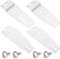Grevosea 4 Pack Dishwasher Mounting Bracket, Dishwasher Mounting Clips Undercounter Dishwasher Bracket with Screws Dishwasher Accessories Fit for 8269145