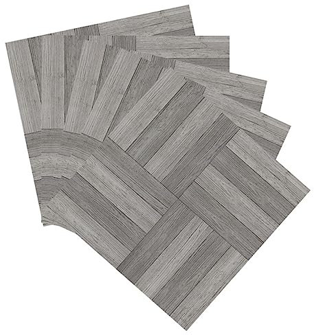 KITANDOVE 5 Stück Selbstklebende Fliesenaufkleber Bodenaufkleber Für Küche Bad Wohnzimmer