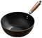 Qianly Pentole Da Lavoro in Ferro Cinese Wok Stir Fry Padella per Cuocere, Mescolare, Ebollizione per Gas Elettrico a Induzione, 28 Cm