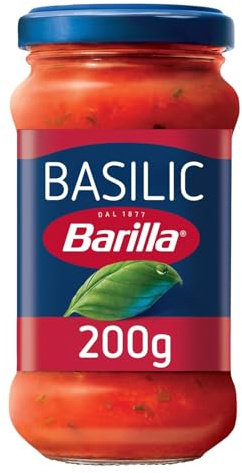 Sauce tomates basilic BARILLA - le pot de 200g Lot De 4 - Par Lot