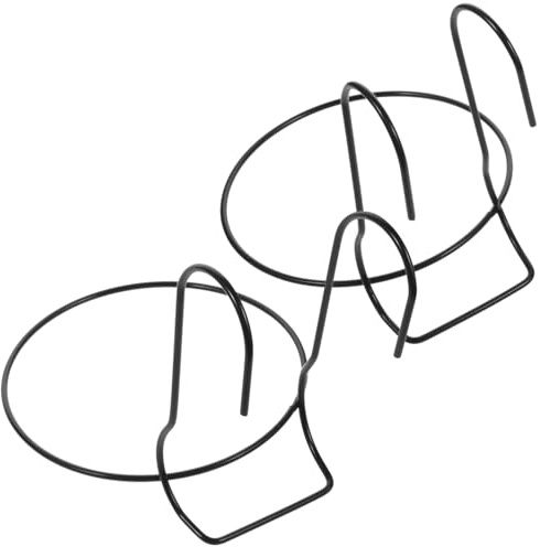 MOTHNUR 2 Pcs Flowerpots Holder Rings Wall Mounted Hanging Plant Pots Racks Vintage Style Plant Pots Holder for Home Balcony Garden