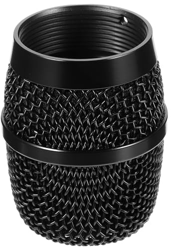 ANDRESLAD Mikrofon Ersatzkopf Metall Mesh Kugelkopf Kompatibel mit Bayer Strapazierfähiges Mikrofonzubehör Einfach zu Montierender Mikrofon kugelkopf für Ktv Wireless Mic