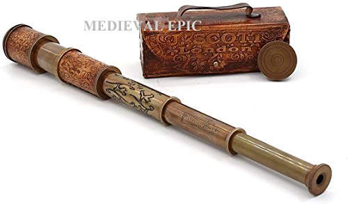 Télescope de qualité en laiton massif de style antique