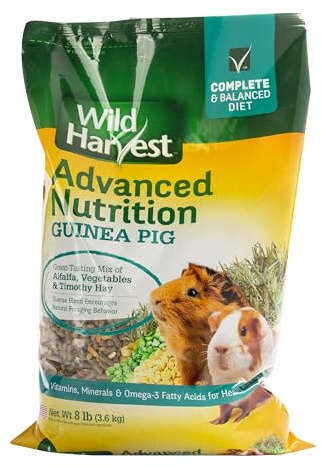 Wild Harvest Advanced Nutrition Guinea Pig, Complete And Balanced Diet, 8 Pounds