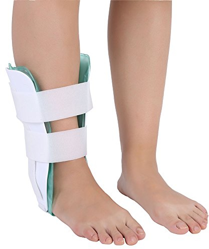 Knöchelstütze einstellbar atmungsaktiv Knöchelorthese Fuß Drop Orthese Knöchel Stabilisator Splint mit Gel Knöchelschutz Ideal für Verstauchung und Arthritis Recovery